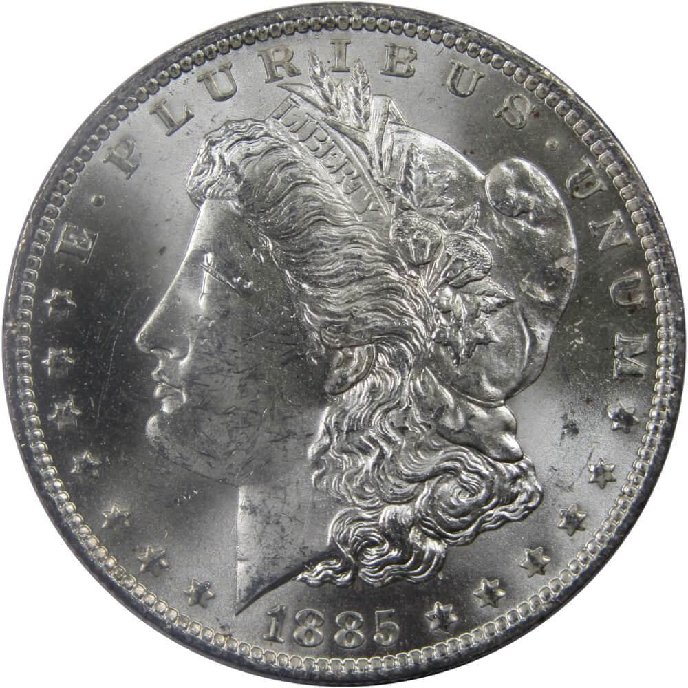 1885 O Morgan Dollar BU Uncirculated Mint State 90% Silver $1 US Coin - Morgan coin - Morgan silver dollar - Morgan silver dollar for sale - Profile Coins & Collectibles
