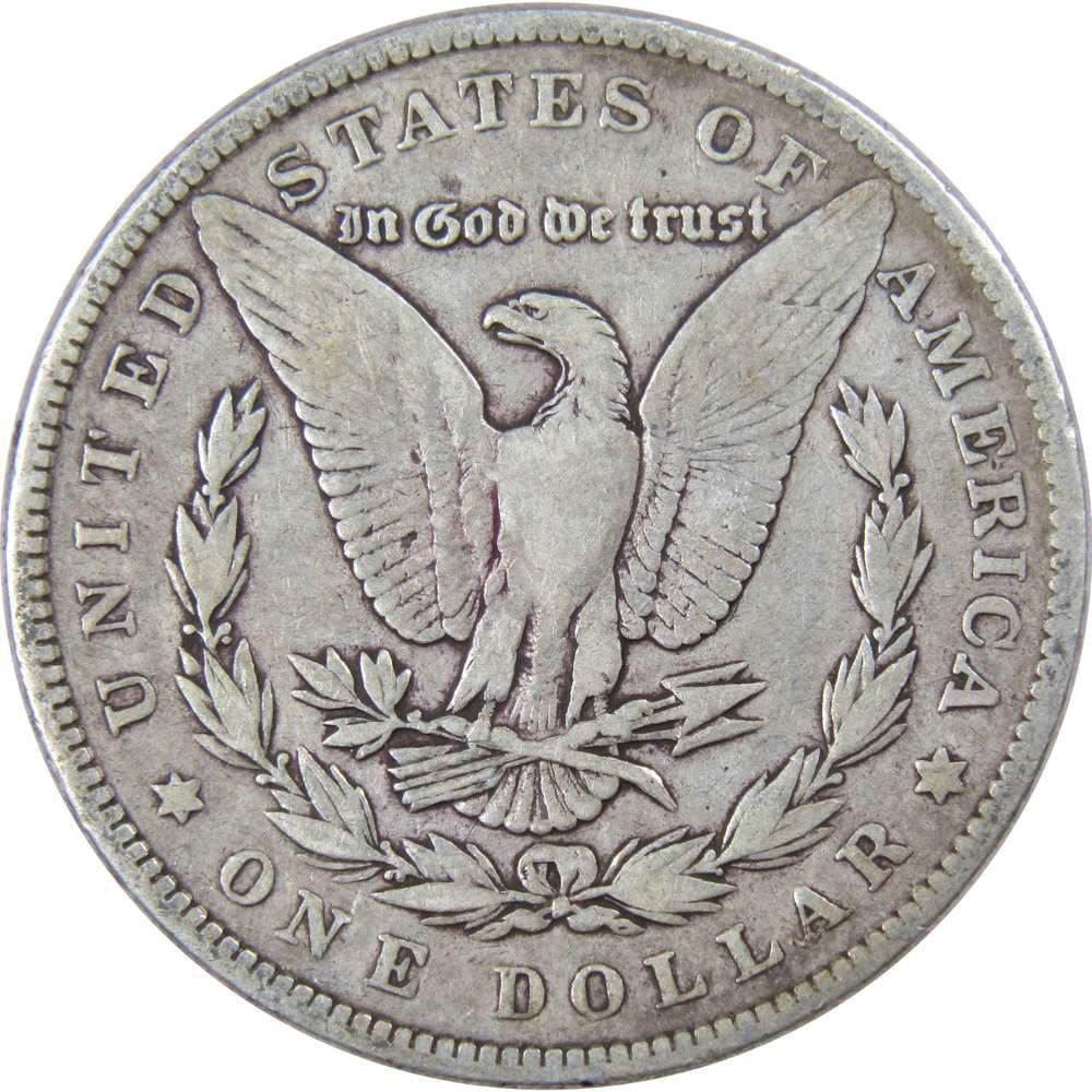 1886 Morgan Dollar F Fine 90% Silver $1 US Coin Collectible - Morgan coin - Morgan silver dollar - Morgan silver dollar for sale - Profile Coins & Collectibles