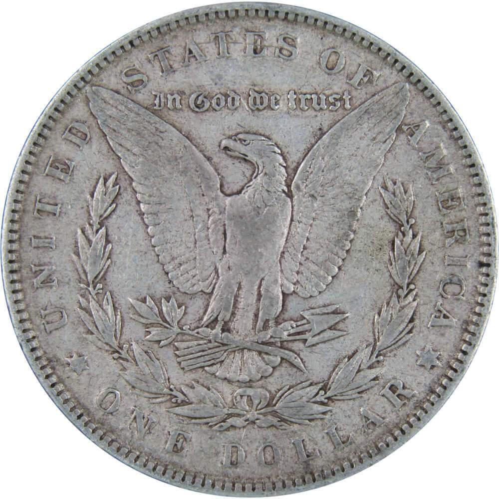 1886 Morgan Dollar VF Very Fine 90% Silver $1 US Coin Collectible - Morgan coin - Morgan silver dollar - Morgan silver dollar for sale - Profile Coins & Collectibles