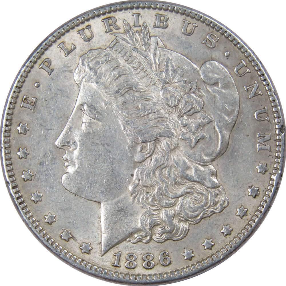 1886 Morgan Dollar XF EF Extremely Fine 90% Silver $1 US Coin Collectible - Morgan coin - Morgan silver dollar - Morgan silver dollar for sale - Profile Coins & Collectibles