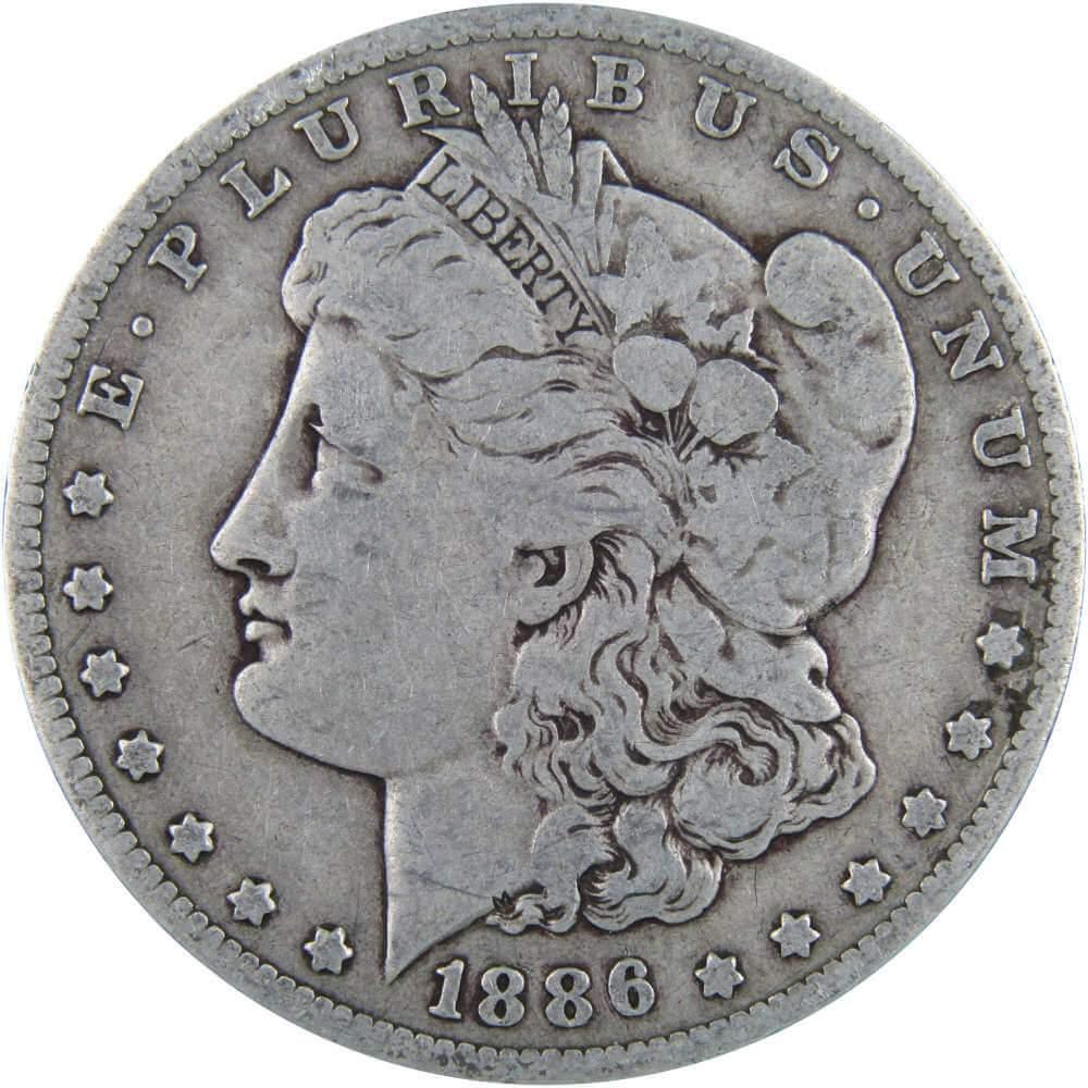 1886 O Morgan Dollar VG Very Good 90 Silver 1 US Coin Collectible