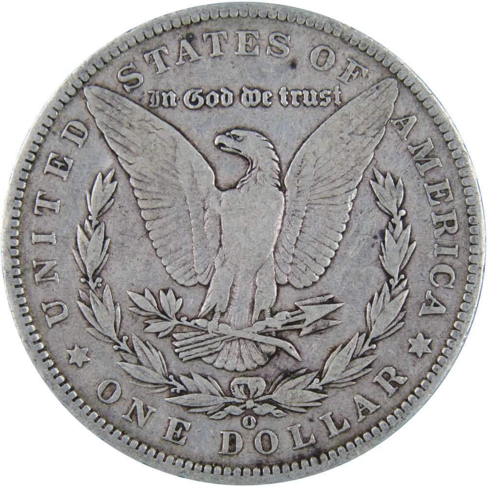 1886 O Morgan Dollar F Fine 90% Silver $1 US Coin Collectible - Morgan coin - Morgan silver dollar - Morgan silver dollar for sale - Profile Coins & Collectibles