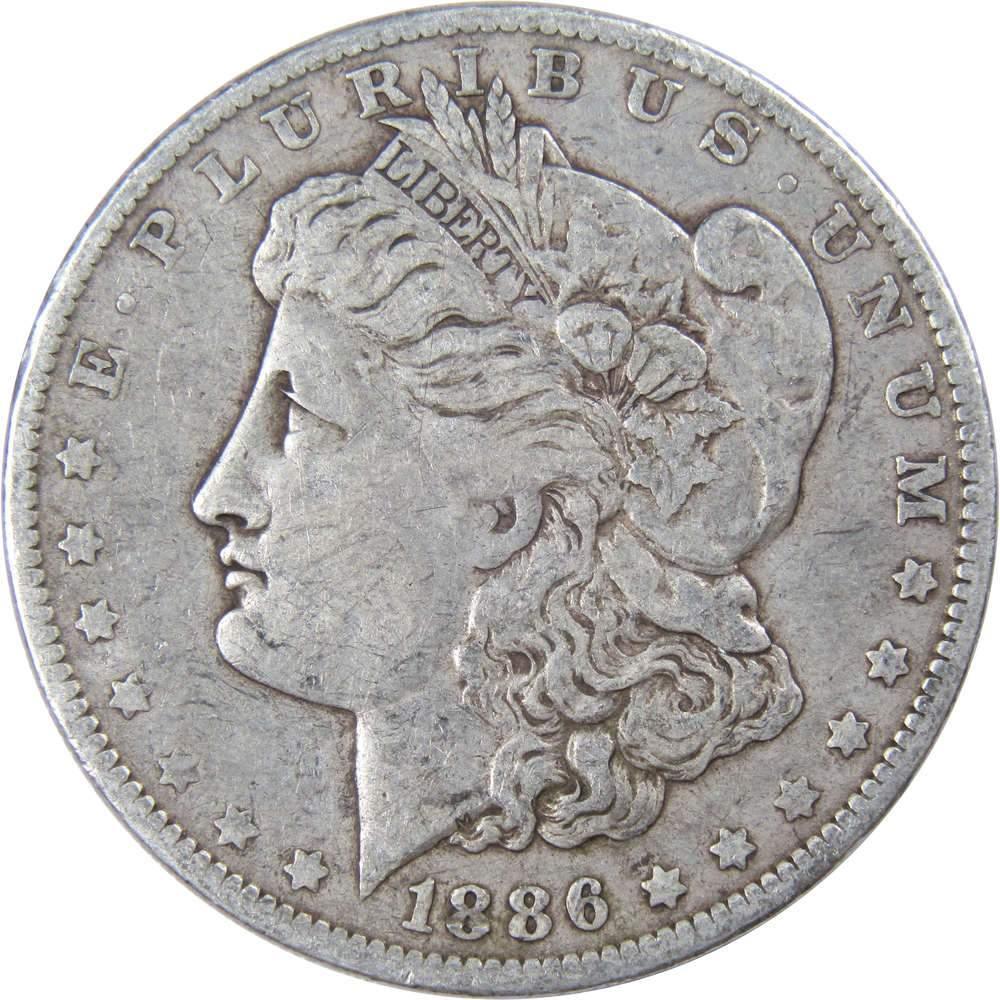 1886 O Morgan Dollar VF Very Fine 90% Silver $1 US Coin Collectible - Morgan coin - Morgan silver dollar - Morgan silver dollar for sale - Profile Coins & Collectibles