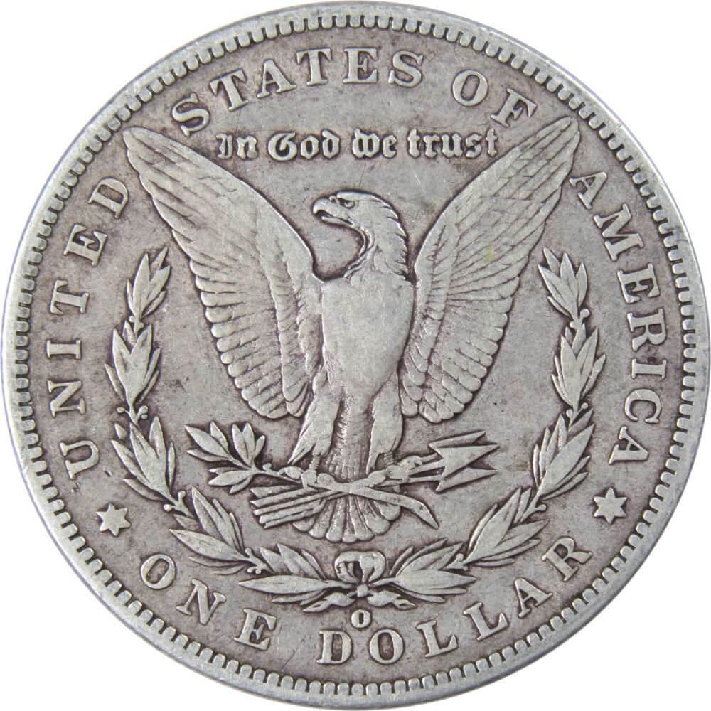 1887 O Morgan Dollar F Fine 90% Silver $1 US Coin Collectible - Morgan coin - Morgan silver dollar - Morgan silver dollar for sale - Profile Coins & Collectibles