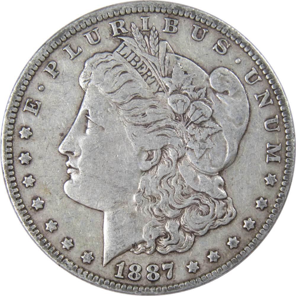 1887 O Morgan Dollar VF Very Fine 90% Silver $1 US Coin Collectible - Morgan coin - Morgan silver dollar - Morgan silver dollar for sale - Profile Coins & Collectibles