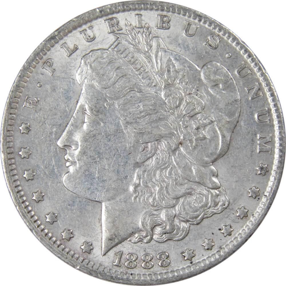 1888 O Morgan Dollar XF EF Extremely Fine 90% Silver $1 US Coin Collectible - Morgan coin - Morgan silver dollar - Morgan silver dollar for sale - Profile Coins & Collectibles