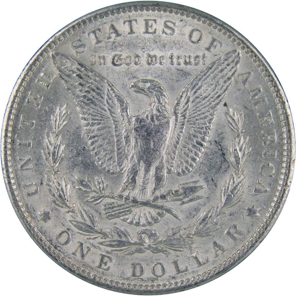1889 Morgan Dollar AU About Uncirculated 90% Silver $1 US Coin Collectible - Morgan coin - Morgan silver dollar - Morgan silver dollar for sale - Profile Coins & Collectibles