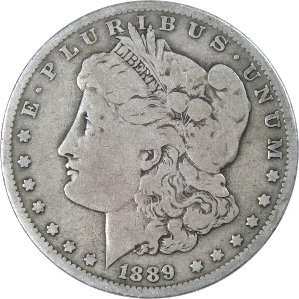1889 O Morgan Dollar VG Very Good 90% Silver $1 US Coin Collectible - Morgan coin - Morgan silver dollar - Morgan silver dollar for sale - Profile Coins & Collectibles