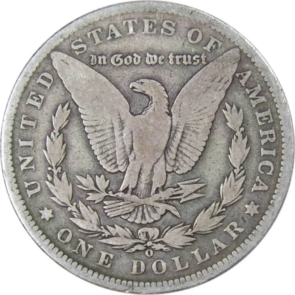 1889 O Morgan Dollar VG Very Good 90% Silver $1 US Coin Collectible - Morgan coin - Morgan silver dollar - Morgan silver dollar for sale - Profile Coins & Collectibles