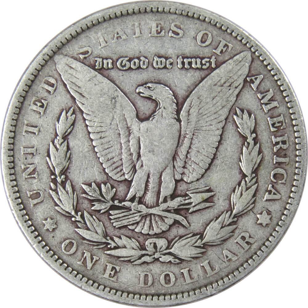 1890 Morgan Dollar F Fine 90% Silver $1 US Coin Collectible - Morgan coin - Morgan silver dollar - Morgan silver dollar for sale - Profile Coins & Collectibles