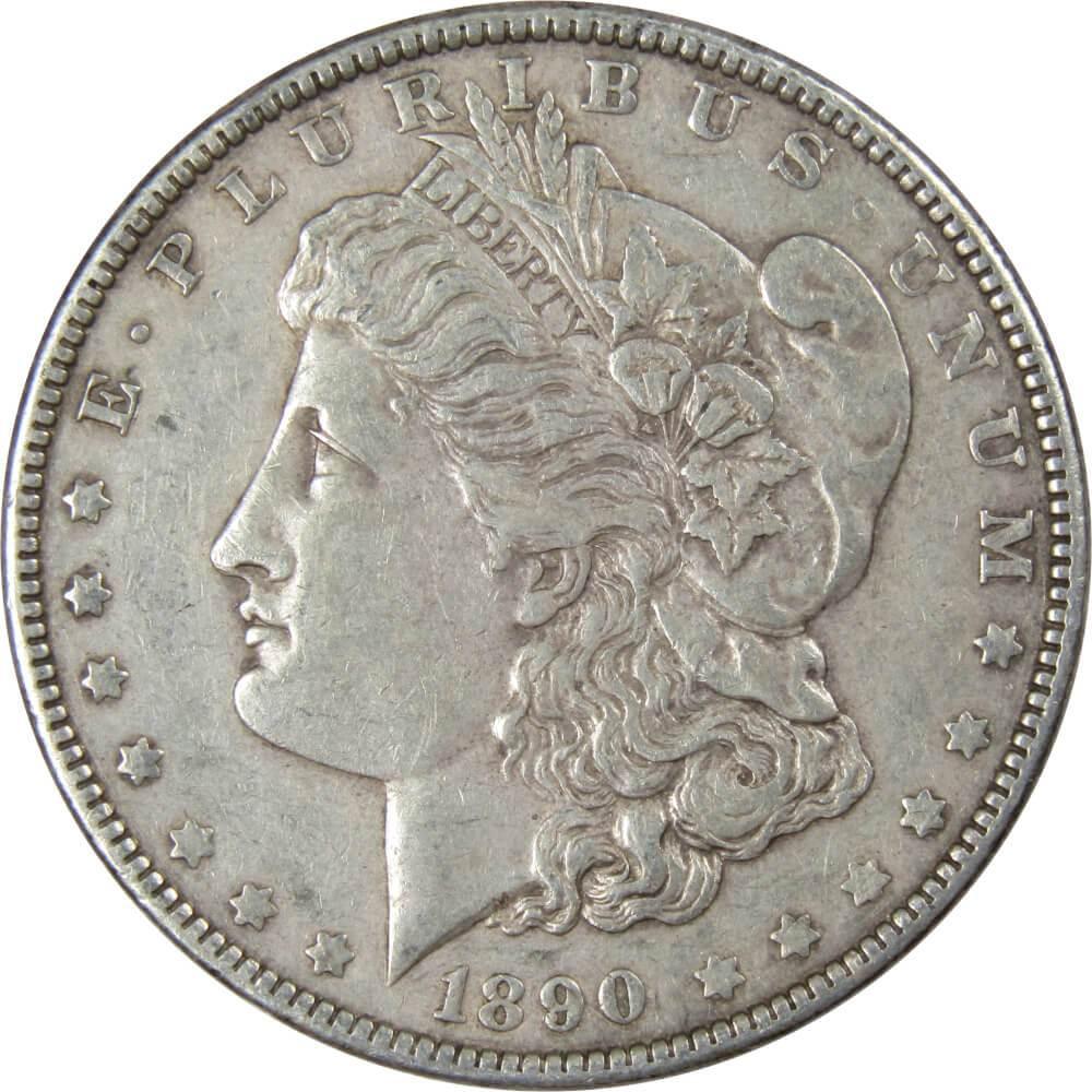 1890 Morgan Dollar VF Very Fine 90% Silver $1 US Coin Collectible - Morgan coin - Morgan silver dollar - Morgan silver dollar for sale - Profile Coins & Collectibles