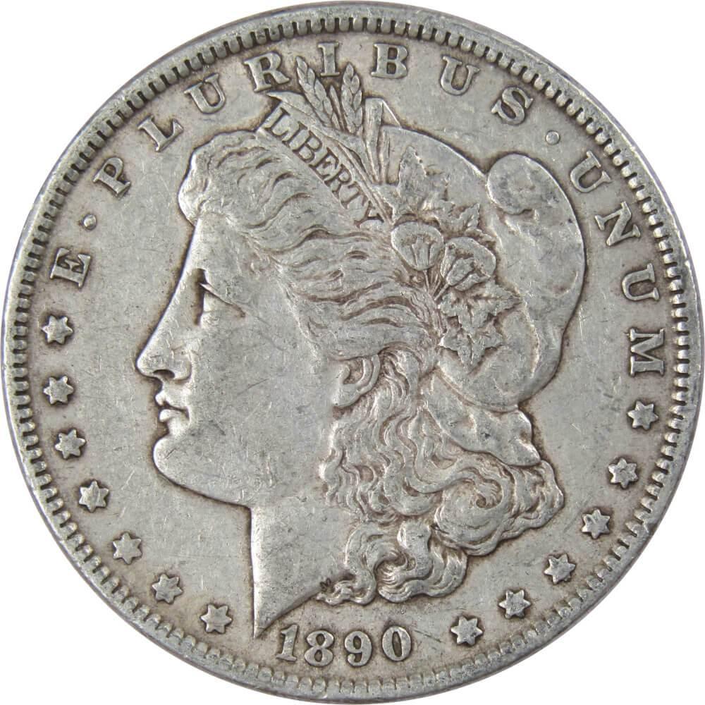 1890 Morgan Dollar XF EF Extremely Fine 90% Silver $1 US Coin Collectible - Morgan coin - Morgan silver dollar - Morgan silver dollar for sale - Profile Coins & Collectibles