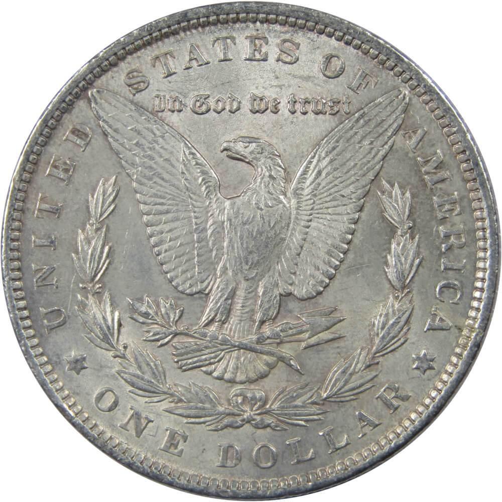 1890 Morgan Dollar Choice About Uncirculated 90% Silver $1 US Coin Collectible - Morgan coin - Morgan silver dollar - Morgan silver dollar for sale - Profile Coins & Collectibles