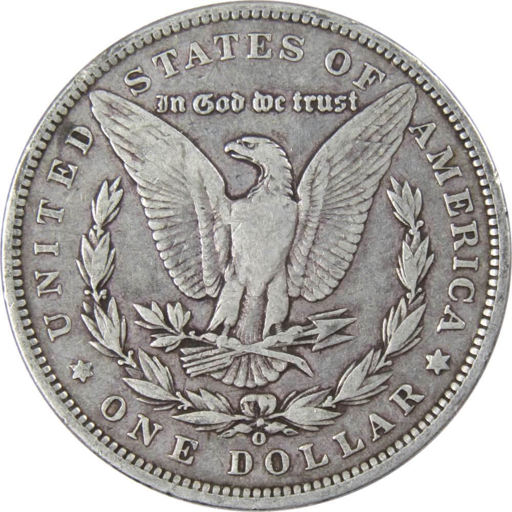1890 O Morgan Dollar F Fine 90% Silver $1 US Coin Collectible - Morgan coin - Morgan silver dollar - Morgan silver dollar for sale - Profile Coins & Collectibles