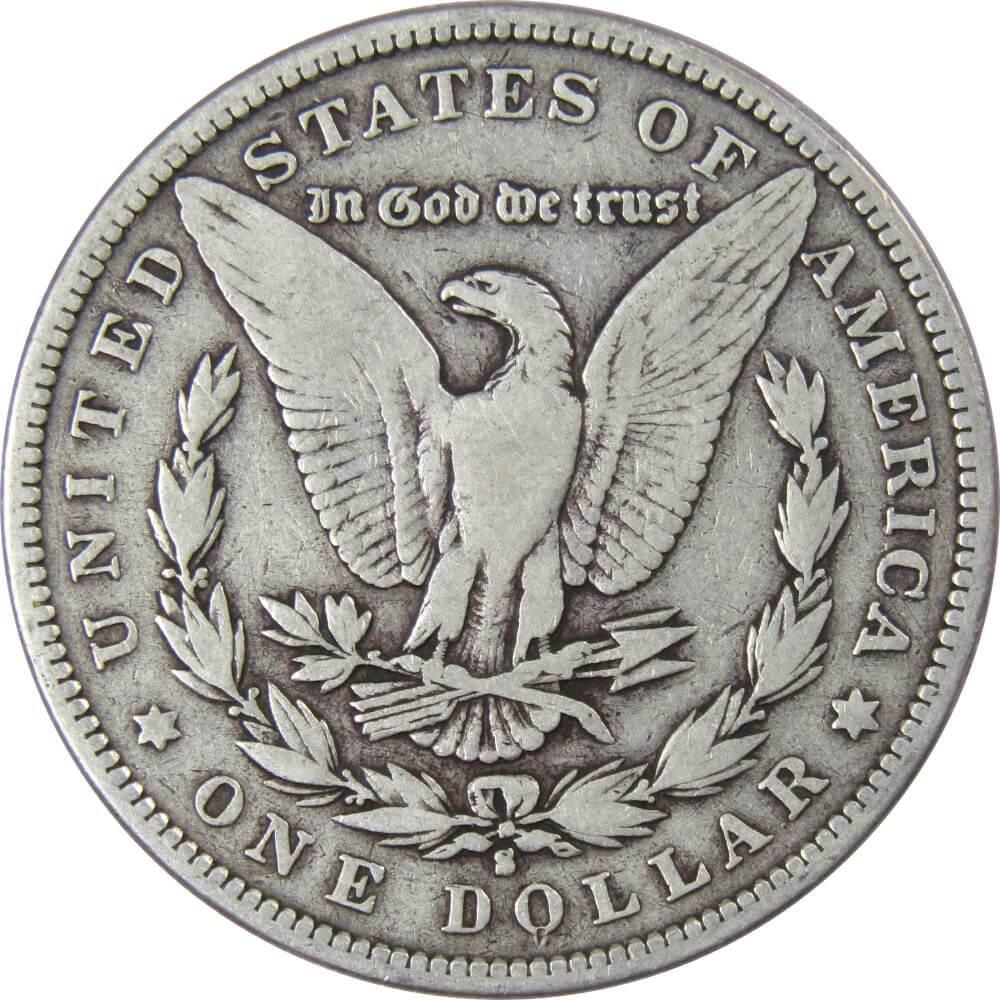 1890 S Morgan Dollar VG Very Good 90% Silver $1 US Coin Collectible - Morgan coin - Morgan silver dollar - Morgan silver dollar for sale - Profile Coins & Collectibles