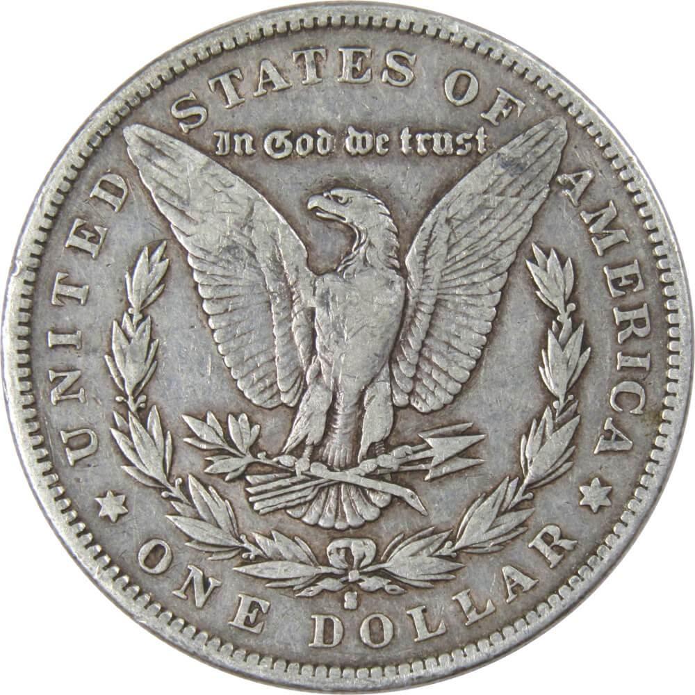 1890 S Morgan Dollar F Fine 90% Silver $1 US Coin Collectible - Morgan coin - Morgan silver dollar - Morgan silver dollar for sale - Profile Coins & Collectibles