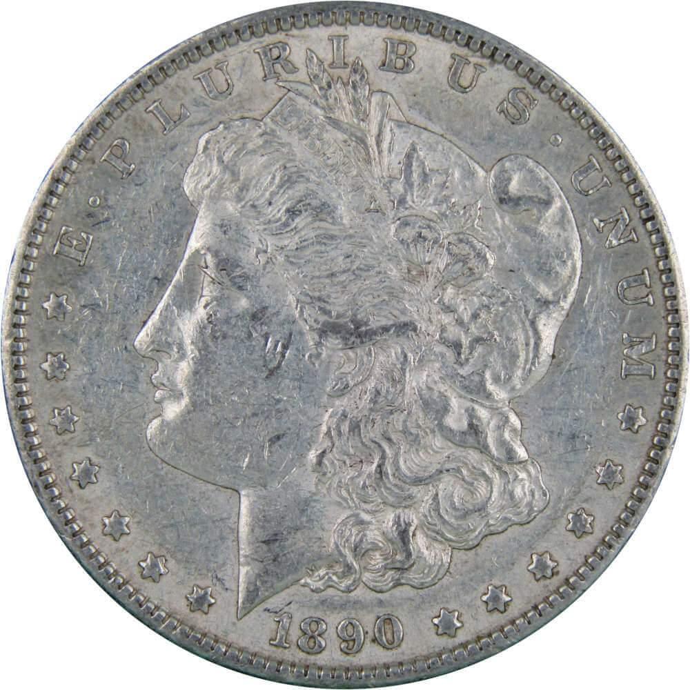1890 S Morgan Dollar XF EF Extremely Fine 90% Silver $1 US Coin Collectible - Morgan coin - Morgan silver dollar - Morgan silver dollar for sale - Profile Coins & Collectibles