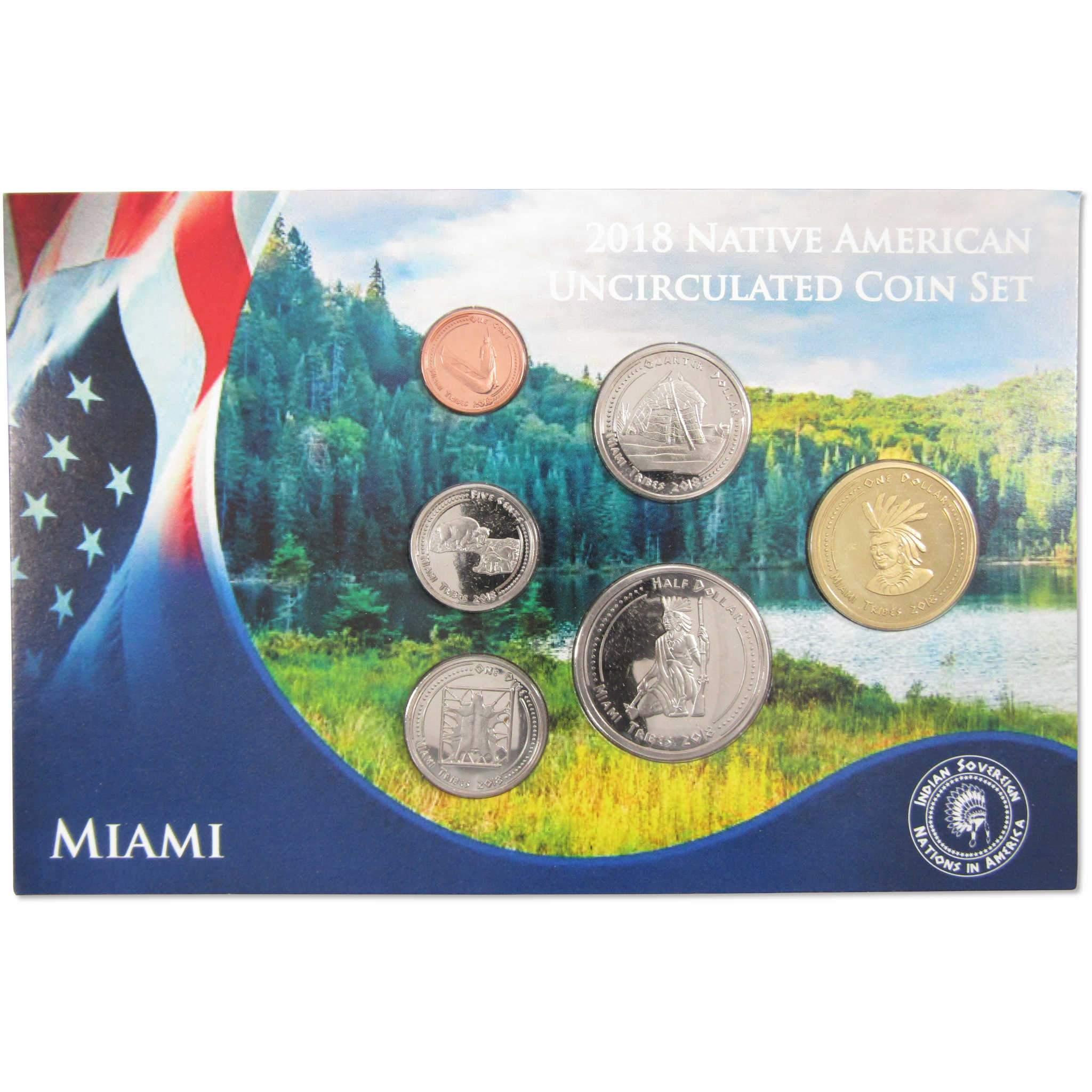 2018 Jamul Native American Miami Sovereign Nation Uncirculated Set Collectible