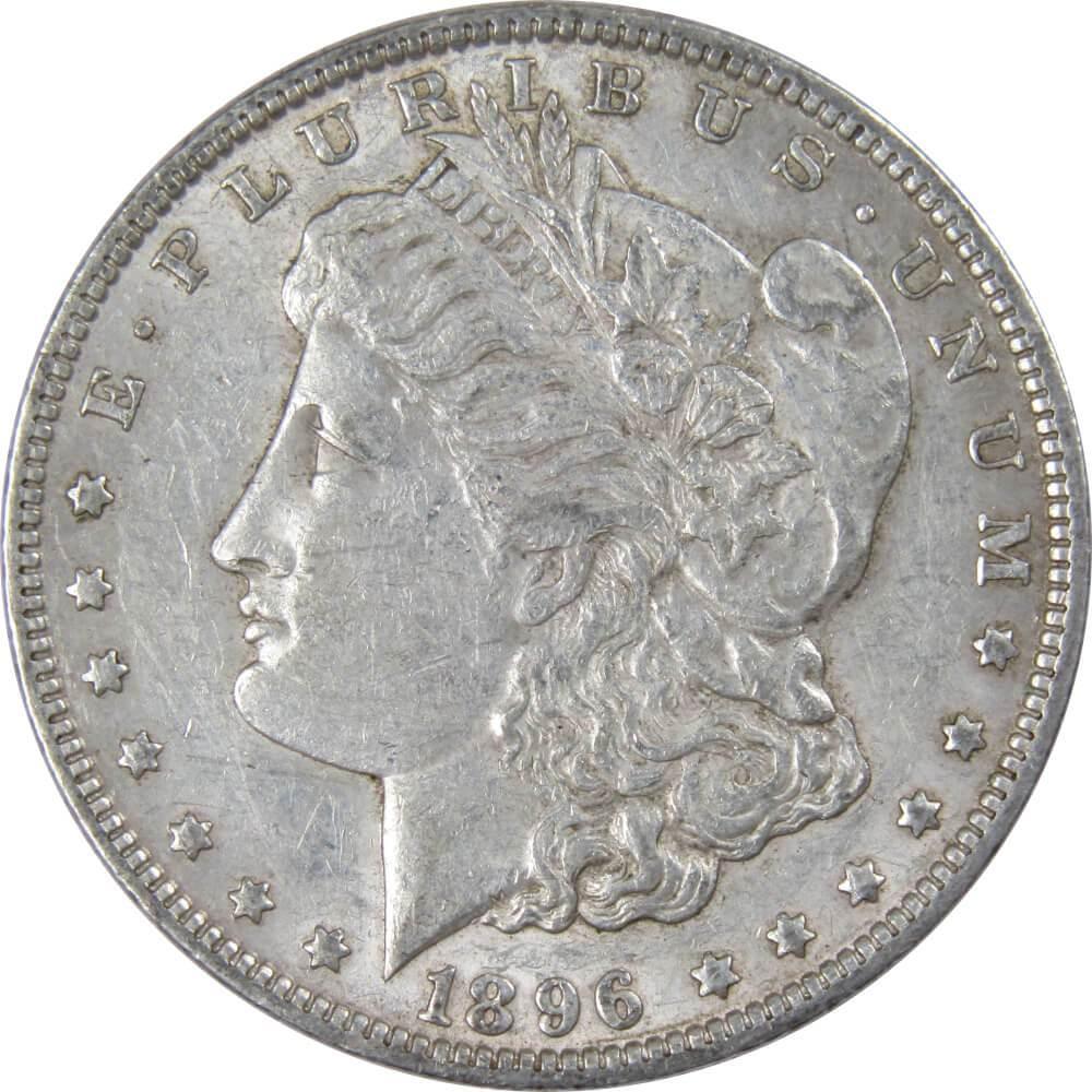 1896 Morgan Dollar VF Very Fine 90% Silver $1 US Coin Collectible - Morgan coin - Morgan silver dollar - Morgan silver dollar for sale - Profile Coins & Collectibles