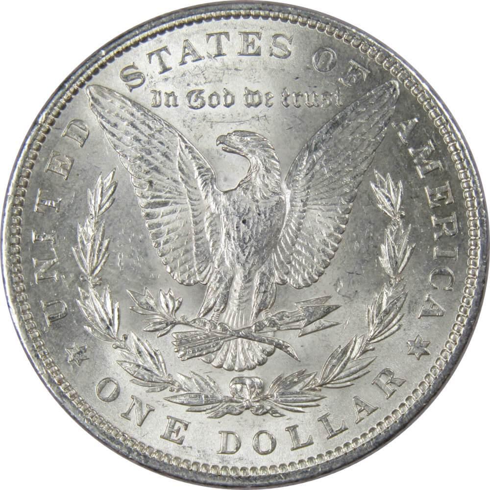 1896 Morgan Dollar AU About Uncirculated 90% Silver $1 US Coin Collectible - Morgan coin - Morgan silver dollar - Morgan silver dollar for sale - Profile Coins & Collectibles