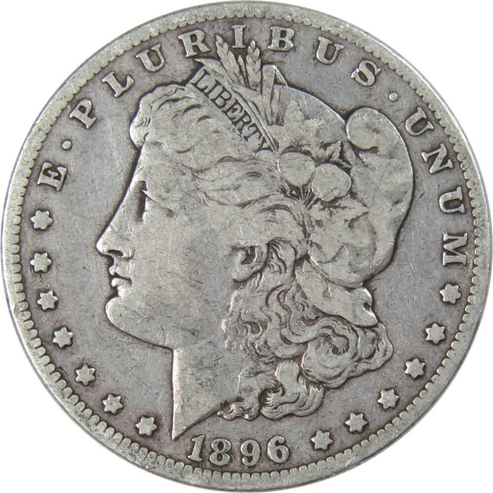 1896 O Morgan Dollar F Fine 90% Silver $1 US Coin Collectible - Morgan coin - Morgan silver dollar - Morgan silver dollar for sale - Profile Coins & Collectibles