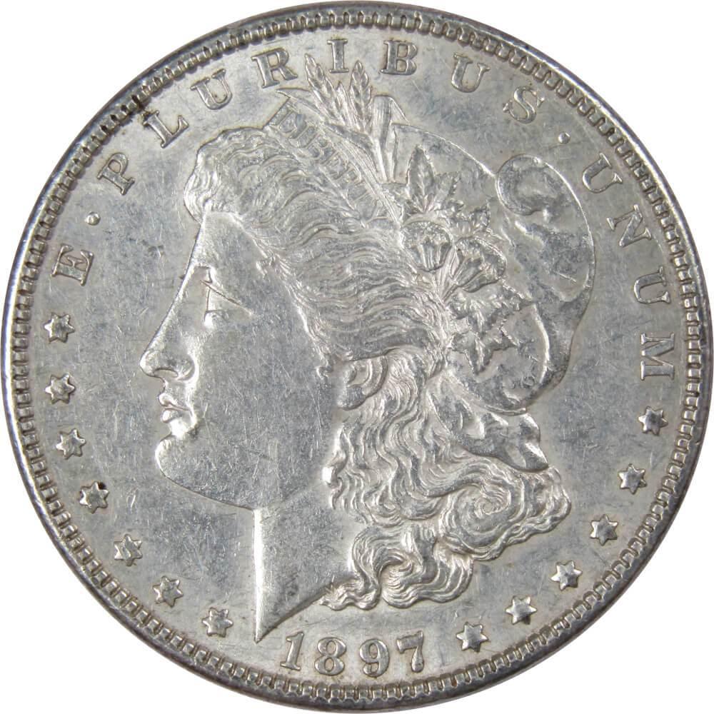 1897 Morgan Dollar XF EF Extremely Fine 90% Silver $1 US Coin Collectible - Morgan coin - Morgan silver dollar - Morgan silver dollar for sale - Profile Coins & Collectibles
