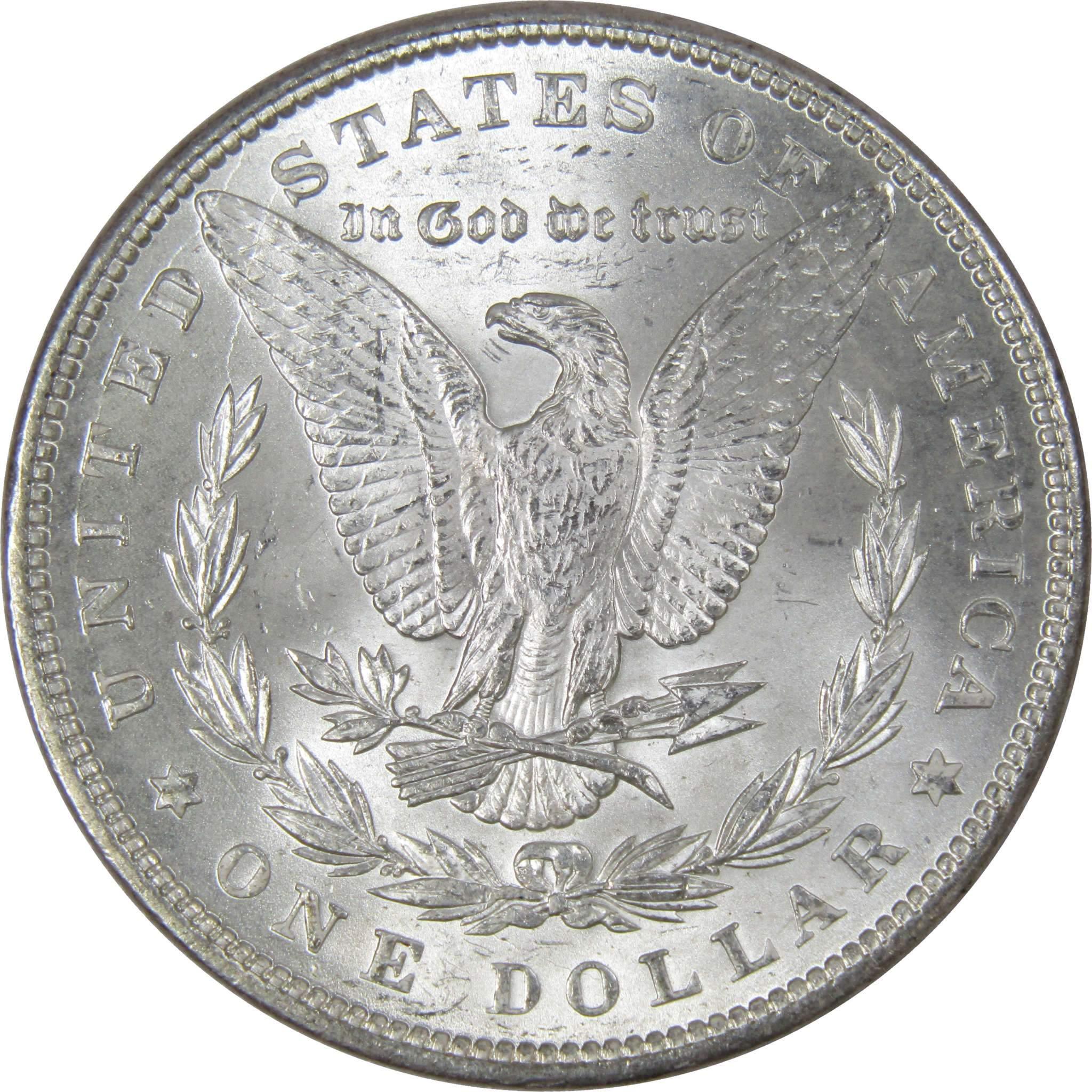 1897 Morgan Dollar BU Uncirculated Mint State 90% Silver $1 US Coin Collectible - Morgan coin - Morgan silver dollar - Morgan silver dollar for sale - Profile Coins & Collectibles