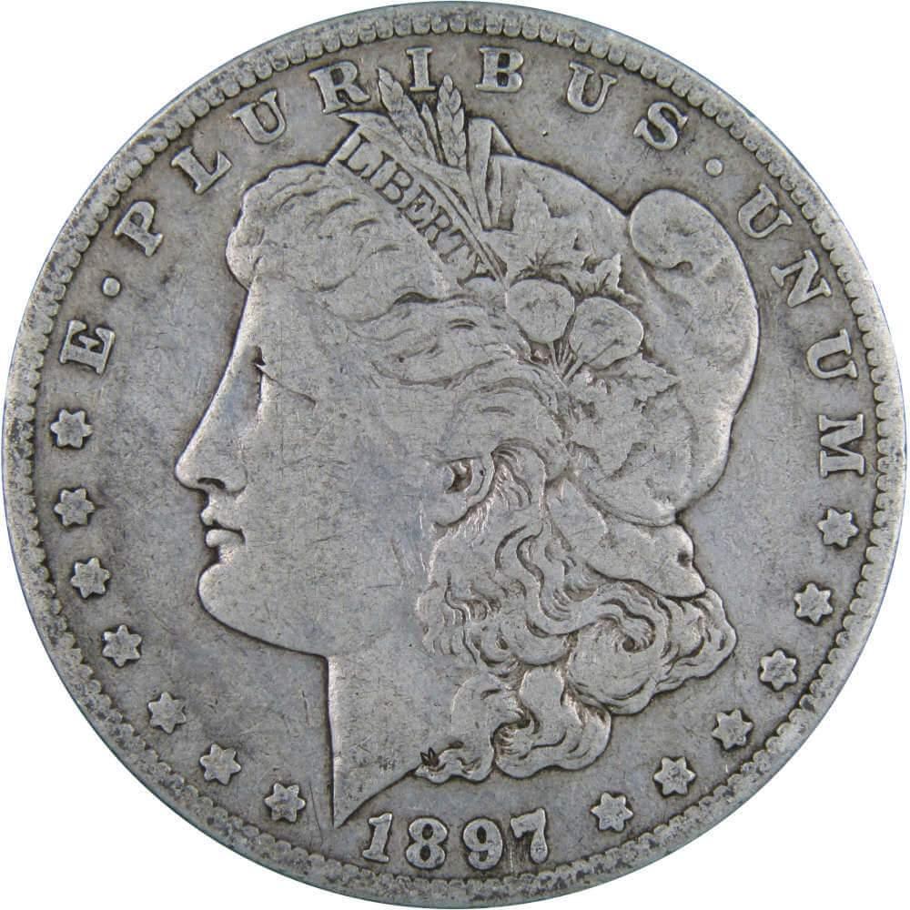 1897 O Morgan Dollar VG Very Good 90% Silver $1 US Coin Collectible - Morgan coin - Morgan silver dollar - Morgan silver dollar for sale - Profile Coins & Collectibles