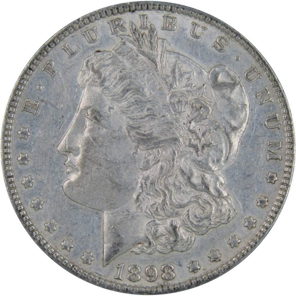 1898 Morgan Dollar XF EF Extremely Fine 90% Silver $1 US Coin Collectible - Morgan coin - Morgan silver dollar - Morgan silver dollar for sale - Profile Coins & Collectibles