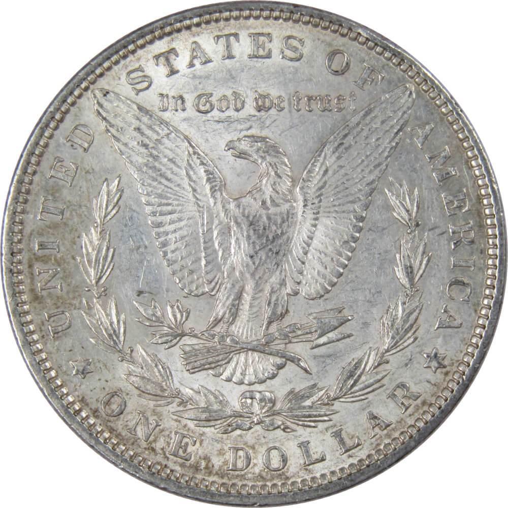 1898 Morgan Dollar AU About Uncirculated 90% Silver $1 US Coin Collectible - Morgan coin - Morgan silver dollar - Morgan silver dollar for sale - Profile Coins & Collectibles