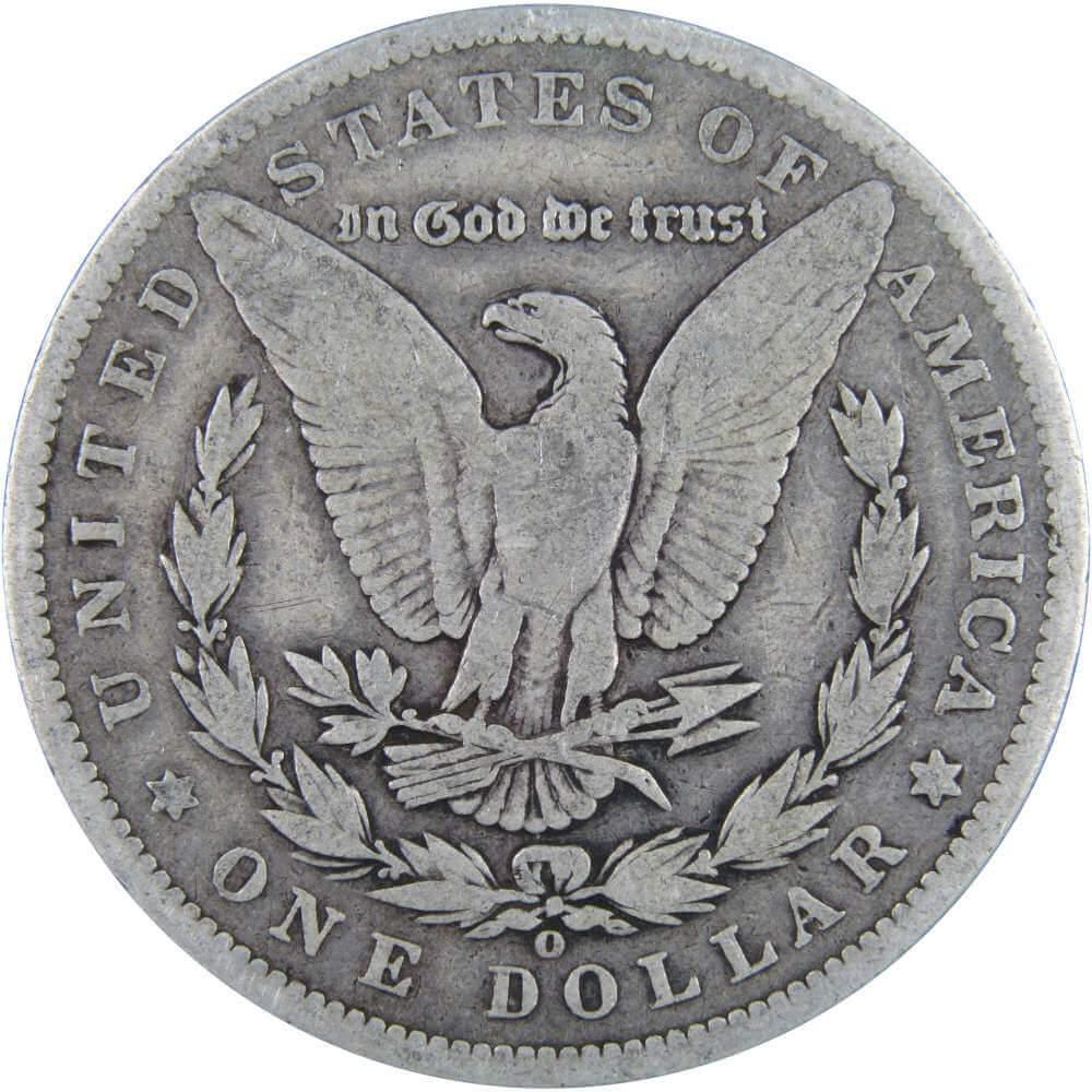 1899 O Morgan Dollar VG Very Good 90% Silver $1 US Coin Collectible - Morgan coin - Morgan silver dollar - Morgan silver dollar for sale - Profile Coins & Collectibles