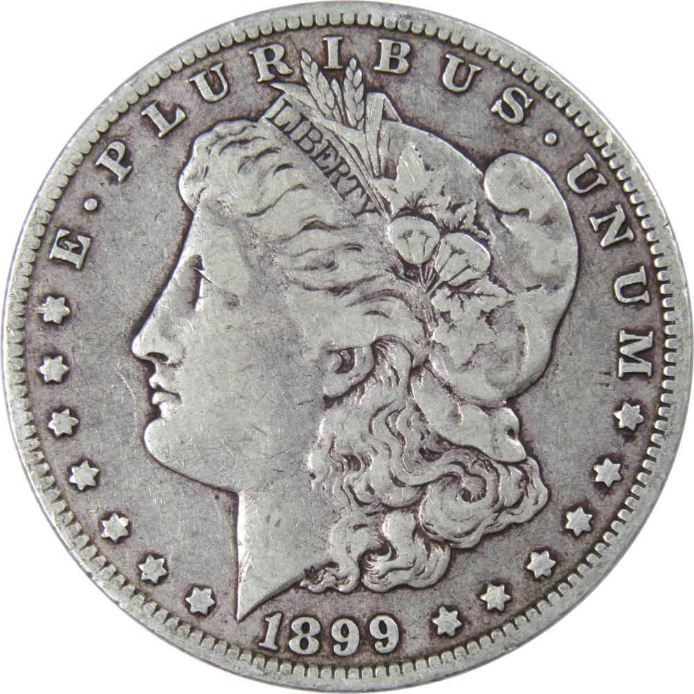 1899 O Morgan Dollar F Fine 90% Silver $1 US Coin Collectible - Morgan coin - Morgan silver dollar - Morgan silver dollar for sale - Profile Coins & Collectibles
