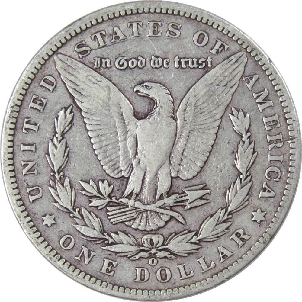 1899 O Morgan Dollar F Fine 90% Silver $1 US Coin Collectible - Morgan coin - Morgan silver dollar - Morgan silver dollar for sale - Profile Coins & Collectibles