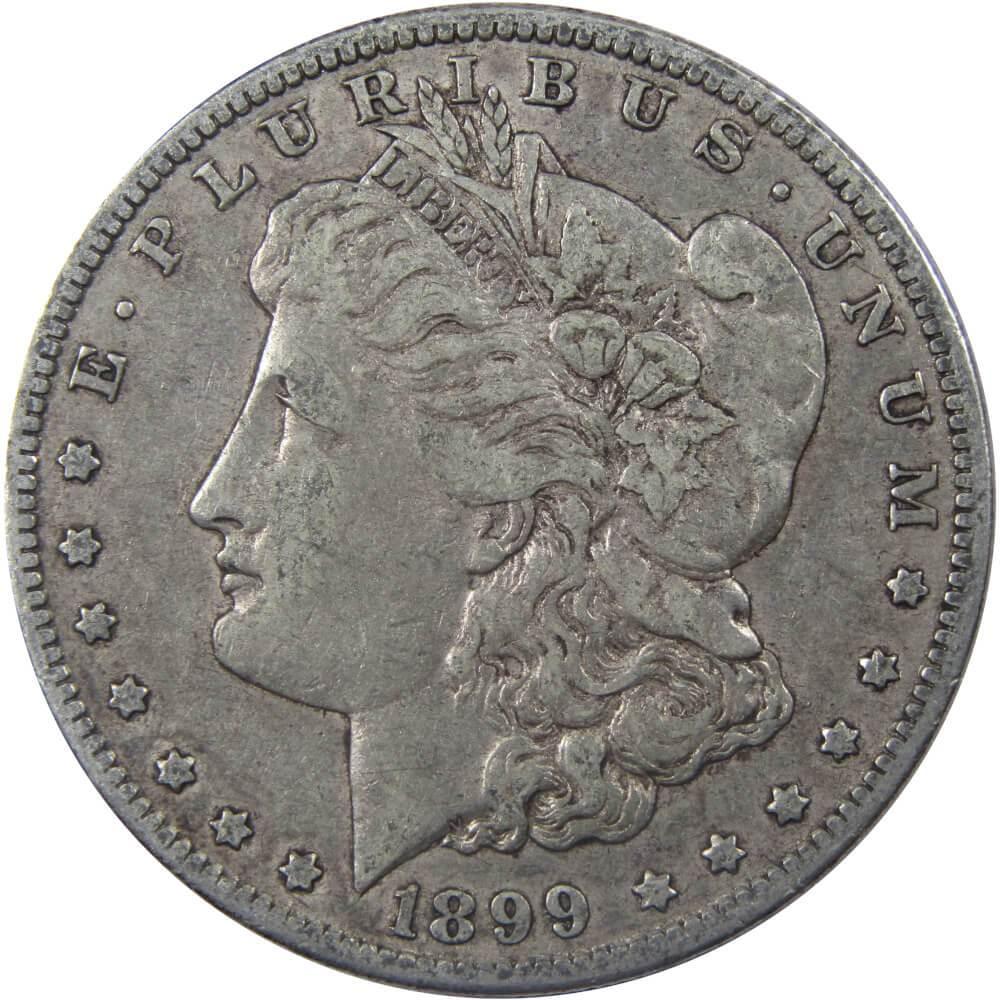 1899 O Morgan Dollar VF Very Fine 90% Silver $1 US Coin Collectible - Morgan coin - Morgan silver dollar - Morgan silver dollar for sale - Profile Coins & Collectibles