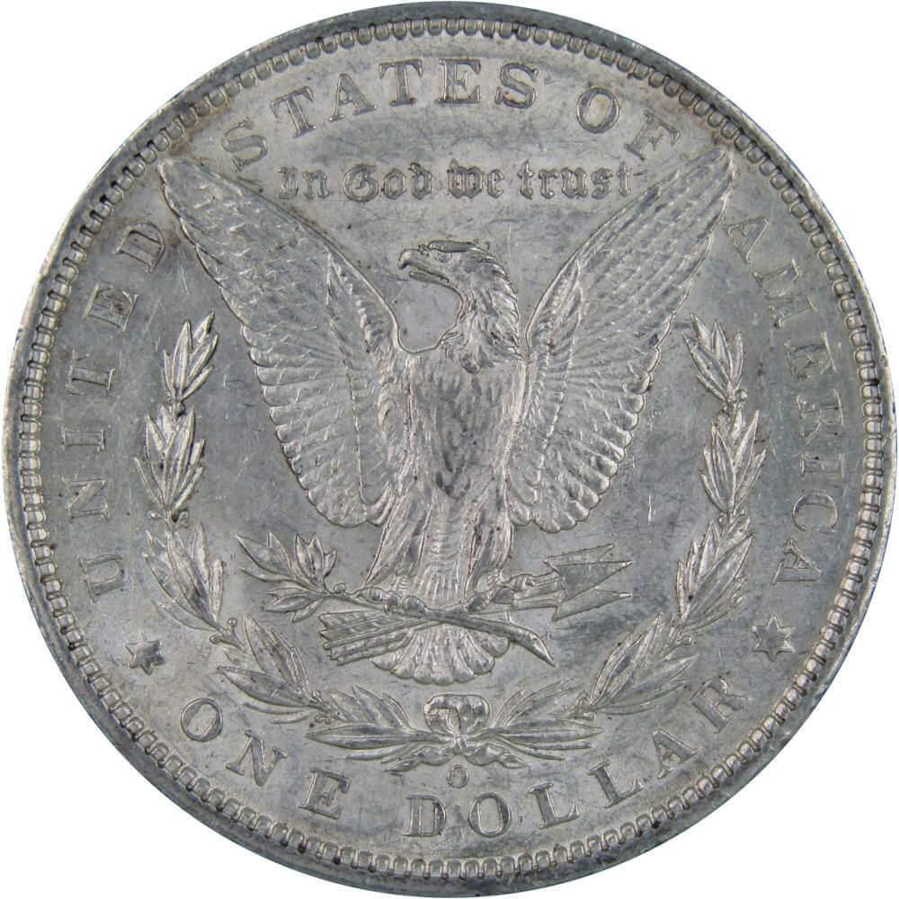1899 O Morgan Dollar AU About Uncirculated 90% Silver $1 US Coin Collectible - Morgan coin - Morgan silver dollar - Morgan silver dollar for sale - Profile Coins & Collectibles