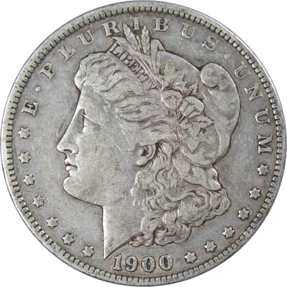 1900 Morgan Dollar F Fine 90% Silver $1 US Coin Collectible - Morgan coin - Morgan silver dollar - Morgan silver dollar for sale - Profile Coins & Collectibles