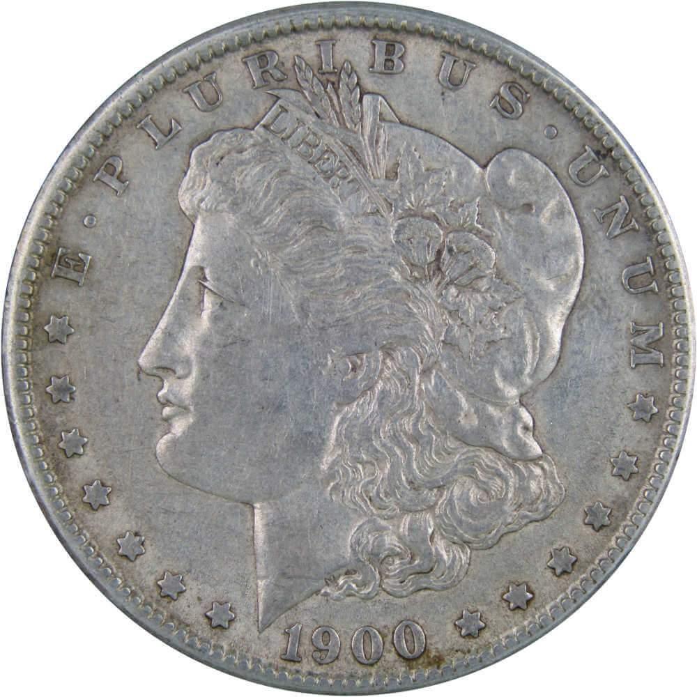 1900 Morgan Dollar VF Very Fine 90% Silver $1 US Coin Collectible - Morgan coin - Morgan silver dollar - Morgan silver dollar for sale - Profile Coins & Collectibles