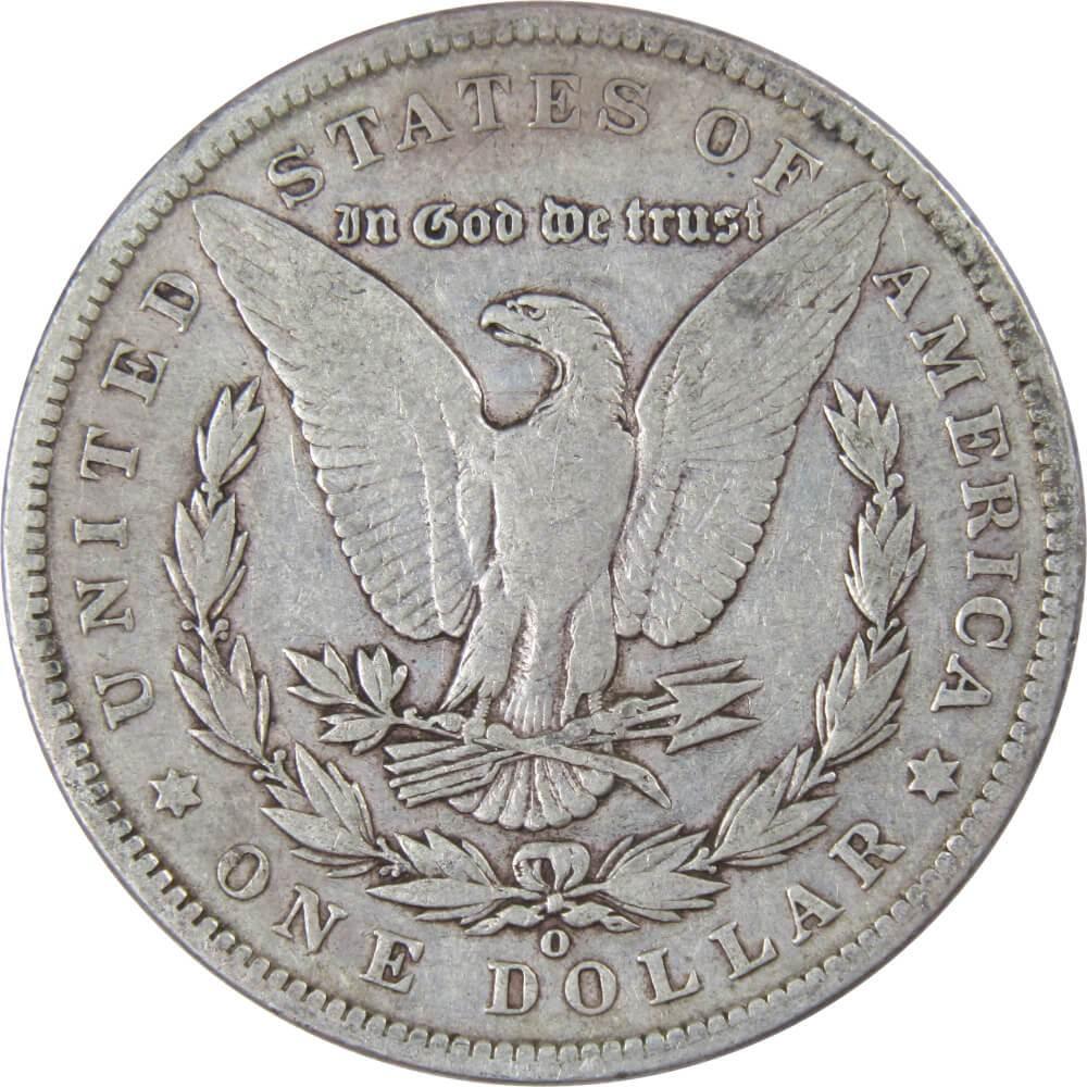 1900 O Morgan Dollar F Fine 90% Silver $1 US Coin Collectible - Morgan coin - Morgan silver dollar - Morgan silver dollar for sale - Profile Coins & Collectibles