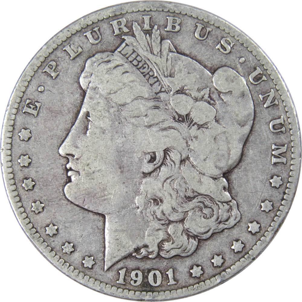 1901 O Morgan Dollar VG Very Good 90% Silver $1 US Coin Collectible - Morgan coin - Morgan silver dollar - Morgan silver dollar for sale - Profile Coins & Collectibles