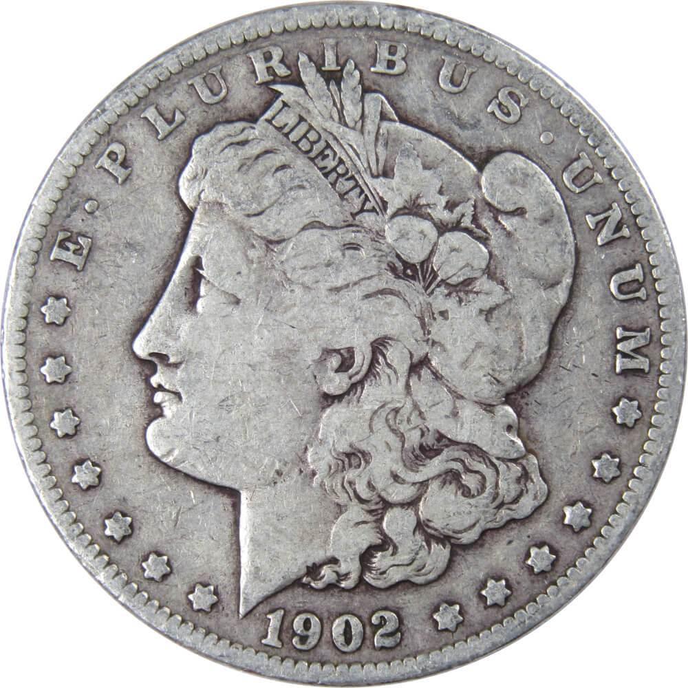 1902 Morgan Dollar VG Very Good 90% Silver $1 US Coin Collectible - Morgan coin - Morgan silver dollar - Morgan silver dollar for sale - Profile Coins & Collectibles