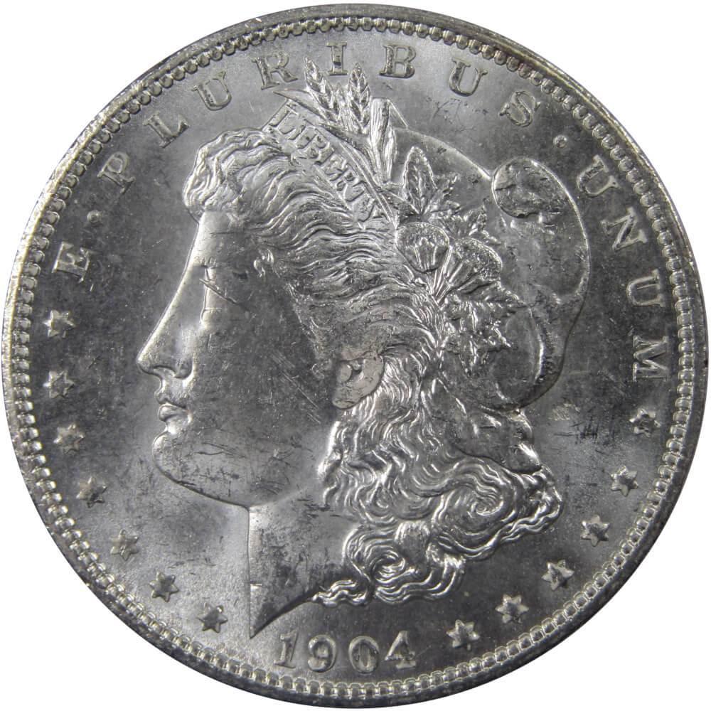 1904 O Morgan Dollar BU Uncirculated Mint State 90% Silver $1 US Coin - Morgan coin - Morgan silver dollar - Morgan silver dollar for sale - Profile Coins & Collectibles