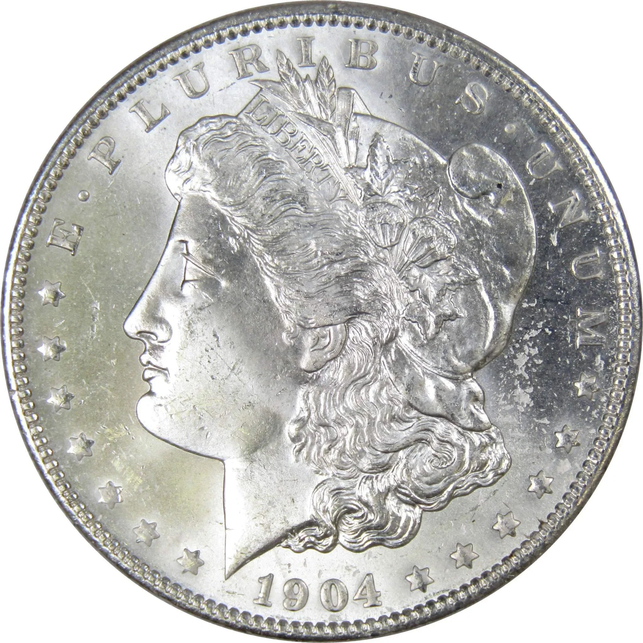 1904 O Morgan Dollar BU Choice Uncirculated Mint State 90% Silver $1 US Coin - Morgan coin - Morgan silver dollar - Morgan silver dollar for sale - Profile Coins & Collectibles