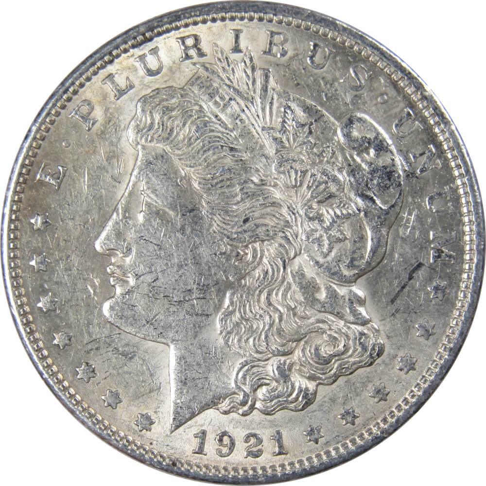 1921 Morgan Dollar XF EF Extremely Fine 90% Silver $1 US Coin Collectible - Morgan coin - Morgan silver dollar - Morgan silver dollar for sale - Profile Coins & Collectibles