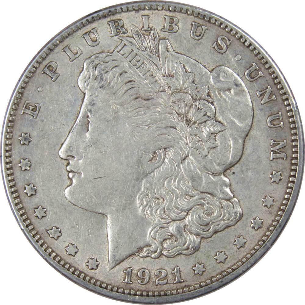 1921 D Morgan Dollar VF Very Fine 90% Silver $1 US Coin Collectible - Morgan coin - Morgan silver dollar - Morgan silver dollar for sale - Profile Coins & Collectibles