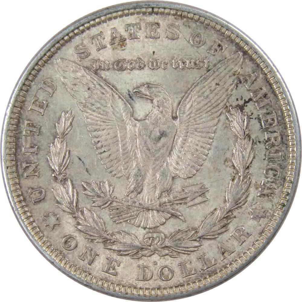 1921 D Morgan Dollar AU About Uncirculated 90% Silver $1 US Coin Collectible - Morgan coin - Morgan silver dollar - Morgan silver dollar for sale - Profile Coins & Collectibles