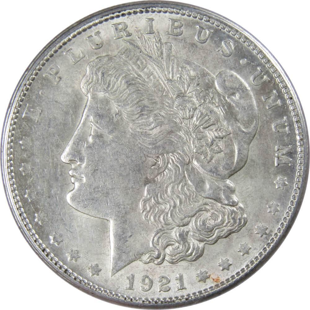 1921 S Morgan Dollar AU About Uncirculated 90% Silver $1 US Coin Collectible - Morgan coin - Morgan silver dollar - Morgan silver dollar for sale - Profile Coins & Collectibles