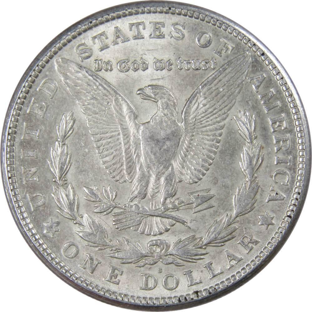 1921 S Morgan Dollar AU About Uncirculated 90% Silver $1 US Coin Collectible - Morgan coin - Morgan silver dollar - Morgan silver dollar for sale - Profile Coins & Collectibles