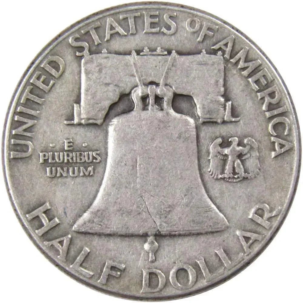 1951 Franklin Half Dollar VF Very Fine 90% Silver 50c US Coin Collectible
