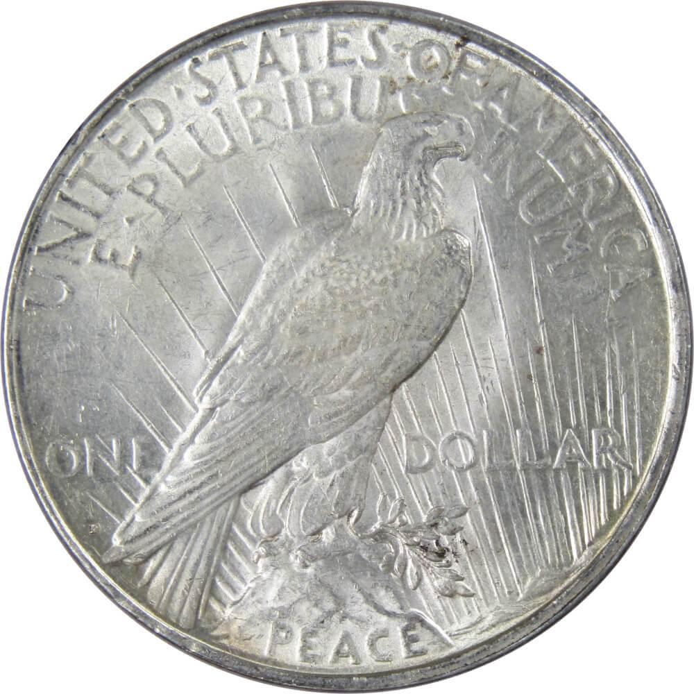 1922 D Peace Dollar AU About Uncirculated 90% Silver $1 US Coin Collectible
