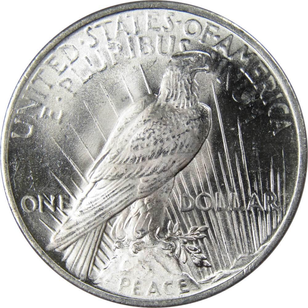 1923 Peace Dollar BU Uncirculated Mint State 90% Silver $1 US Coin Collectible